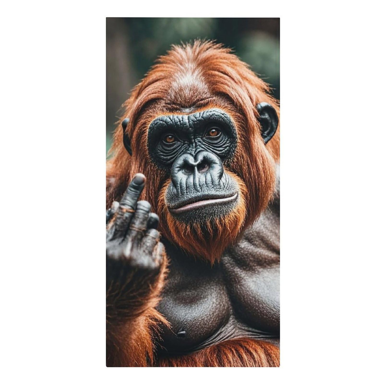 QMNLKH Gorillas Beach Towel for Women, Large Microfiber Pool Towel for Men, Absorbent Swim Towels for Home, Lightweight Bath Towels for Camping, Yoga, 30.3"x61.4"