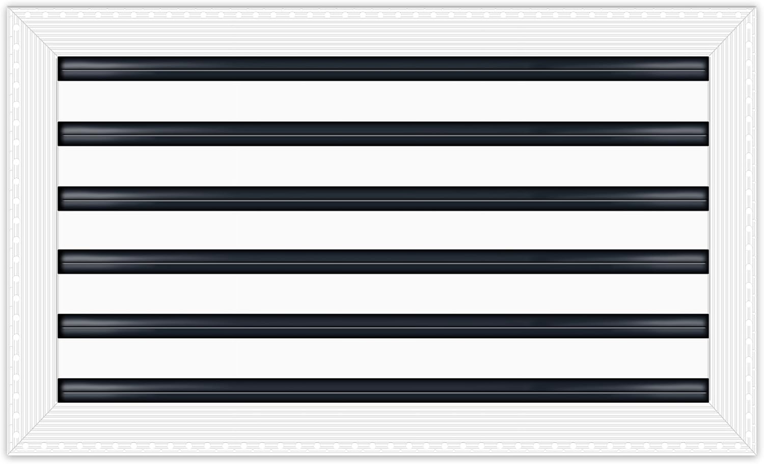 BUILDMART - 20x12 MUD-in Air Vent Cover - Drywall MUD in White Air Vent - MUD Linear Slot Diffuser - Register Grille for Ceiling and Walls - Texas Buildmart