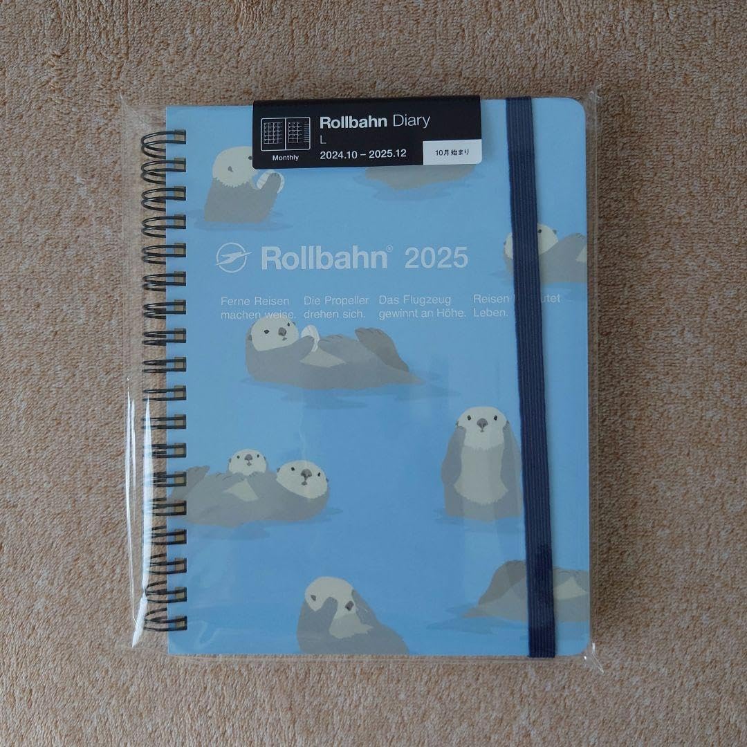 Rolburn Diary Animal L Light Blue (Ottle) 2025
