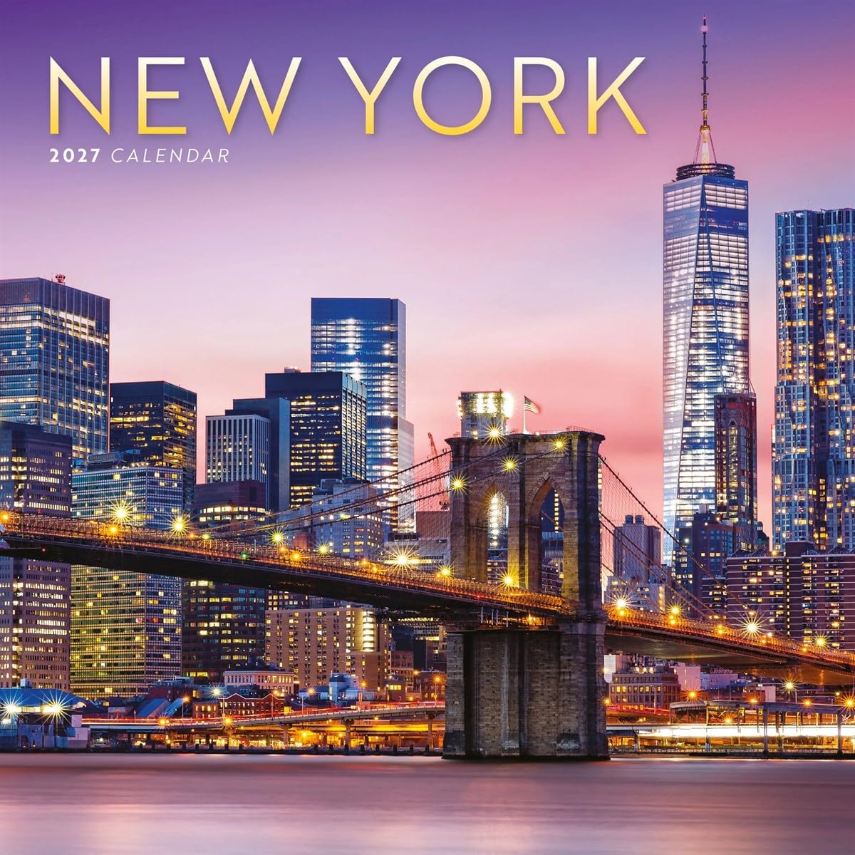 Carousel Worldwide New York 2027 Mini Wall Calendar, 12-Month Calendar, Iconic City Photography