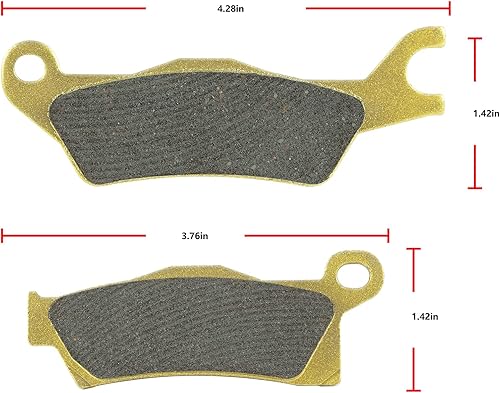 Miniatura 2 de Pastillas de freno para Can-Am Outlander EFI XT XT-P XMR DPS Max XT/XT-P/XMR/DPS 450/570/650/800R/850/1000, pastillas de freno delanteras y traseras