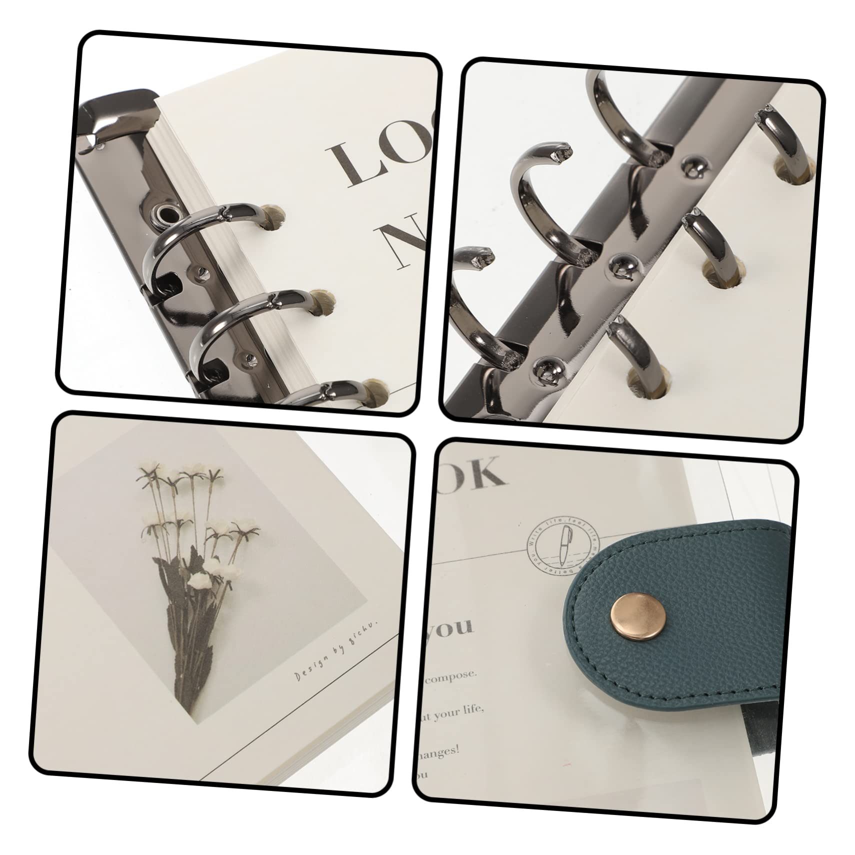 Amazon | MAGICLULU A5サイズ透明多機能バインダー 横罫ルーズリーフ