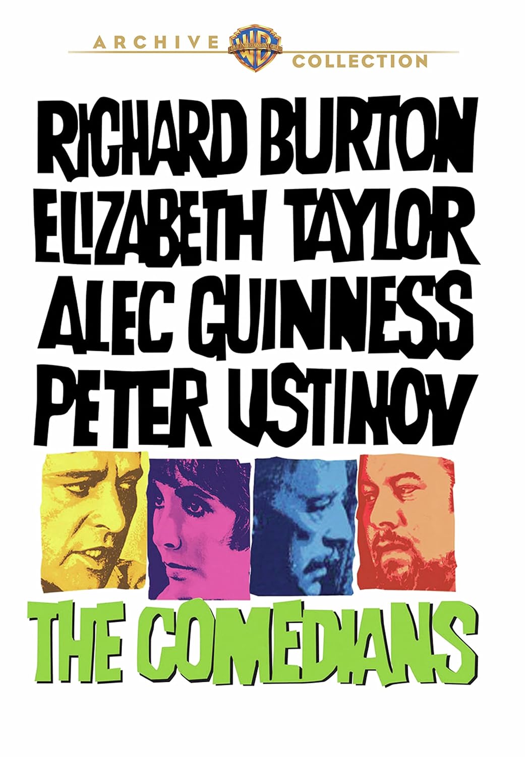 Amazon Com Comedians The 1967 Peter Glenville Elizabeth Taylor Richard Burton Alec Guinness Peter Ustinov Paul Ford Lillian Gish Georg Stanford Brown Roscoe Lee Browne Gloria Foster James Earl Jones Zakes Mokae