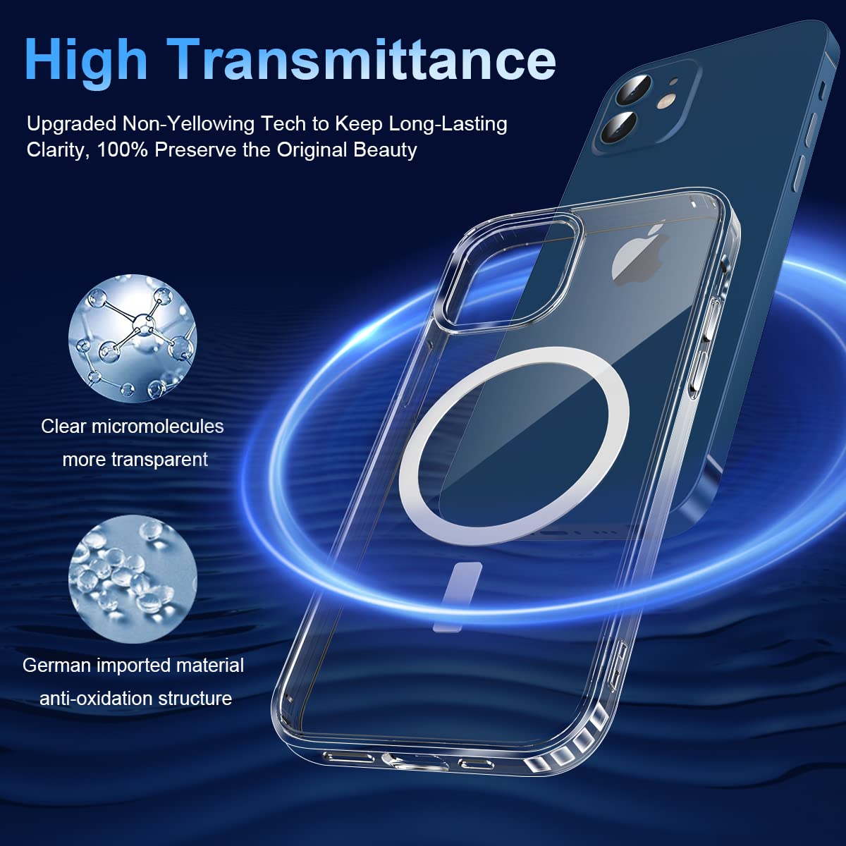 Funda Iphone 12 Mujer JETech Funda Magnética Para IPhone 12/12 Pro