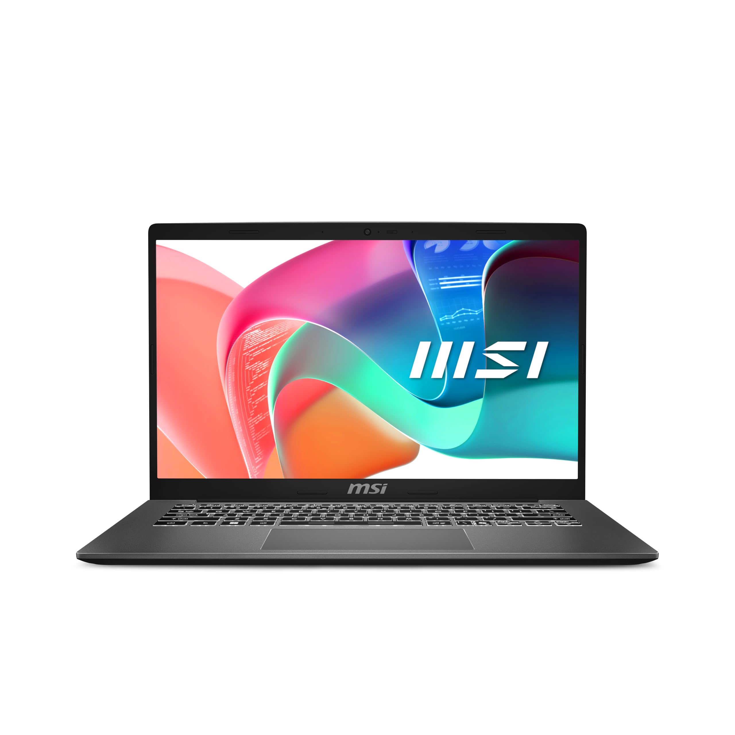 MSI Modern 14 F1MG Platinum Gray Slim Laptop | Intel Core 7 150U | 16GB RAM | 512GB SSD | 14