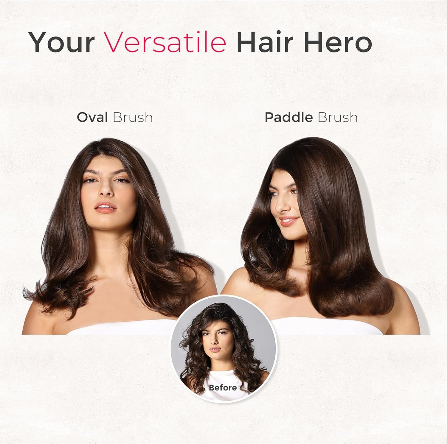 TYMO Hair Dryer Brush Blow Dryer Brush in One, Hot Air Brushes with 3 Barrels as Dryer Volumizer Straightener, Multi-Styler, 110,000 RPM High-Speed Motor Air Wrap, 200M Negative Ions for Frizz-Free - Image 8