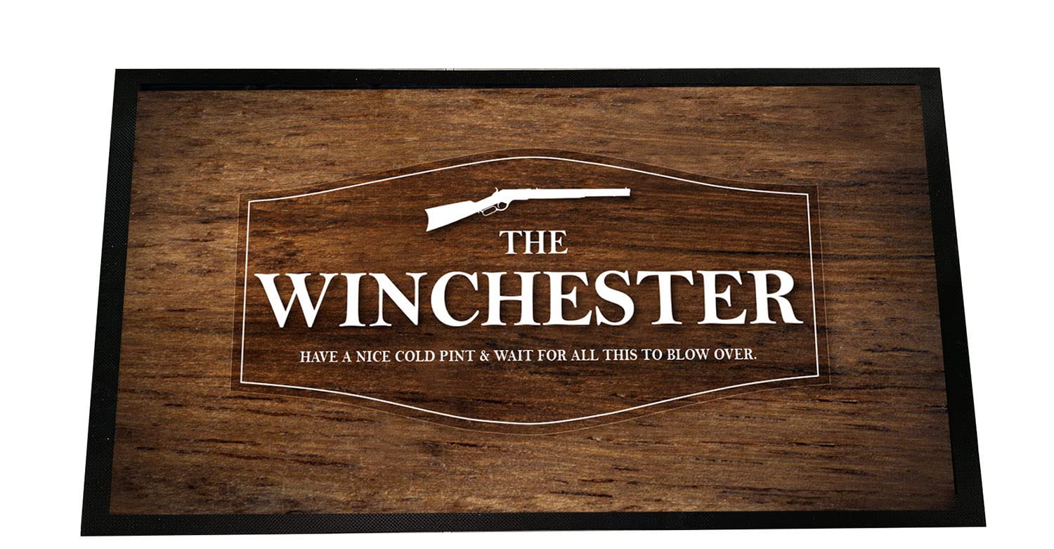 The Winchester Bar runner Mat | Winchester Pub Coasters - Choice of Home Bar Pub mat - home bar accessories (Bar Runner Mat)