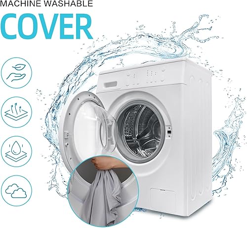 Miniatura 7 de SAPHREAS Almohada de espuma viscoelástica de gel refrescante para dormir de lado, espalda y boca abajo, almohada de cama fresca de tamaño estándar