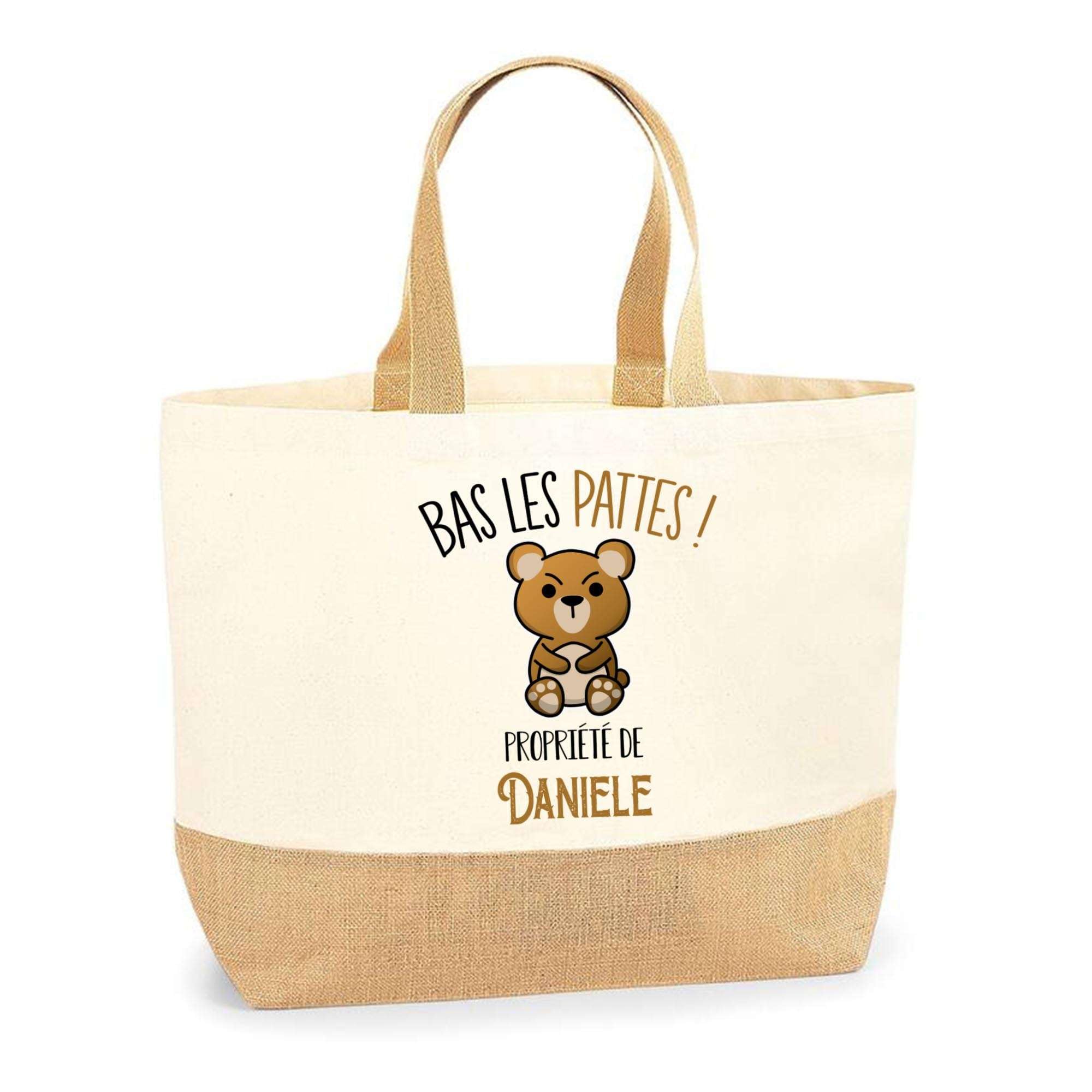 Sac jute Daniele Ours pour remplacer les cabas fragiles - 8
