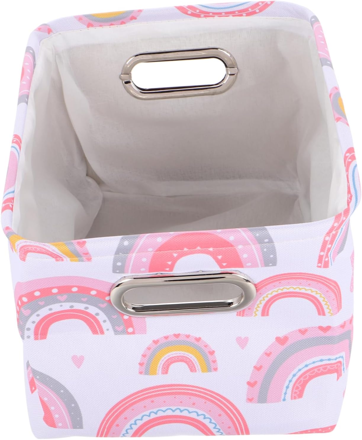 Rainbow Xmas Storage Basket Rectangular Bin for Clothing Pants