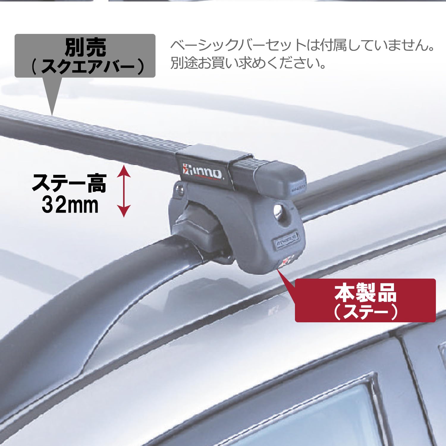 Amazon | カーメイト(Carmate) inno(イノー) 車種別 スクエア