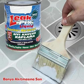 Badem10 Transparent Leak Fix Liqid Water Leak Stop Liquid Rubber Coating Insulation Leak Proof Insulation 700 Gr