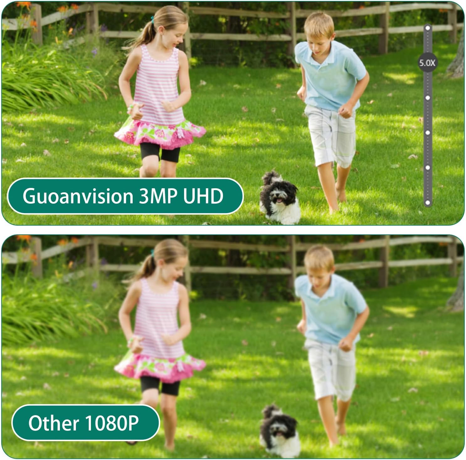 5G Security Camera Outdoor, 6MP Dual Lens 6X PTZ Outside Cameras for Home Security, IP66 Waterproof Wired,2-Way Audio,Motion Tracking,Pan/Tilt,Color Night Vision, Light Alarm, 24/7 SD Recording/Cloud - Image 6