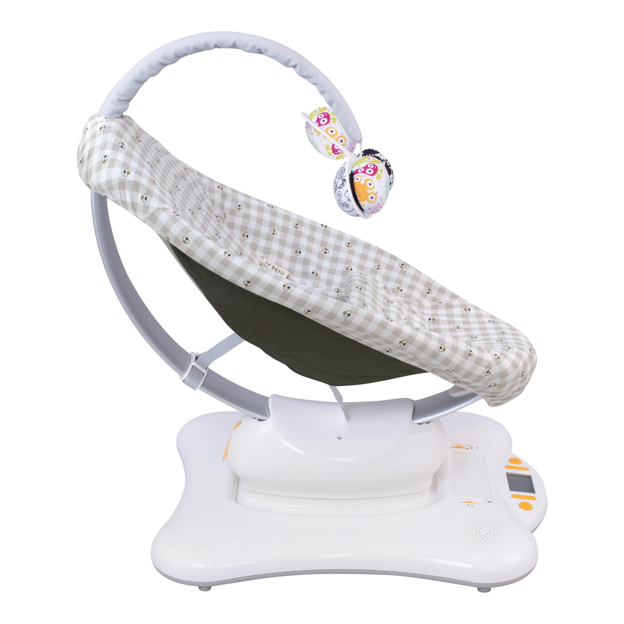 JYOKO Kids Housse en coton pour Transat compatible avec Mamaroo 4moms Y Mamaroo Rockaroo Rocker (Picnic Vichy)
