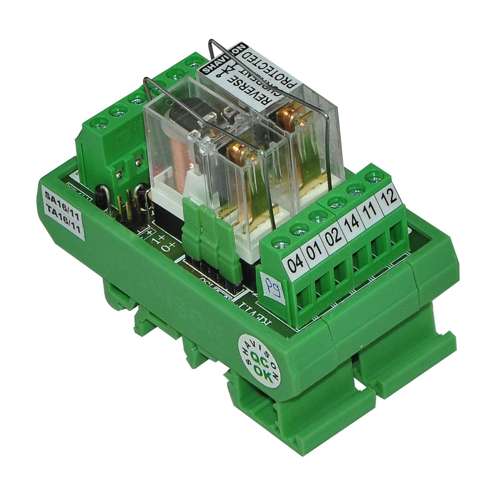 Shavison Relay Module AS362-24V-S-OE, 1C/O, 2 Channel, 24VDC Coil, OEN Relay, Reverse Blocking Diode, Socket Mounted, Contact Rating : 28VDC/230VAC, 5A-image-13