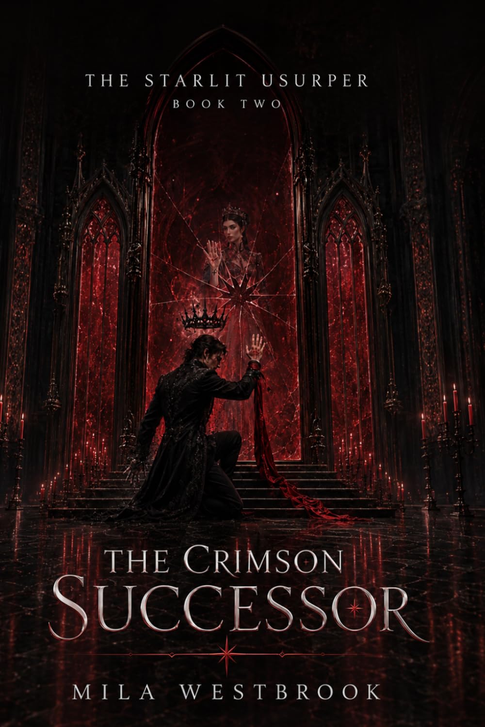The Crimson Successor: An Adult Dark Romantasy of a Cursed Shadow Heir, Forbidden Love, and a Throne That Demands a Vessel (The Starlit Usurper)