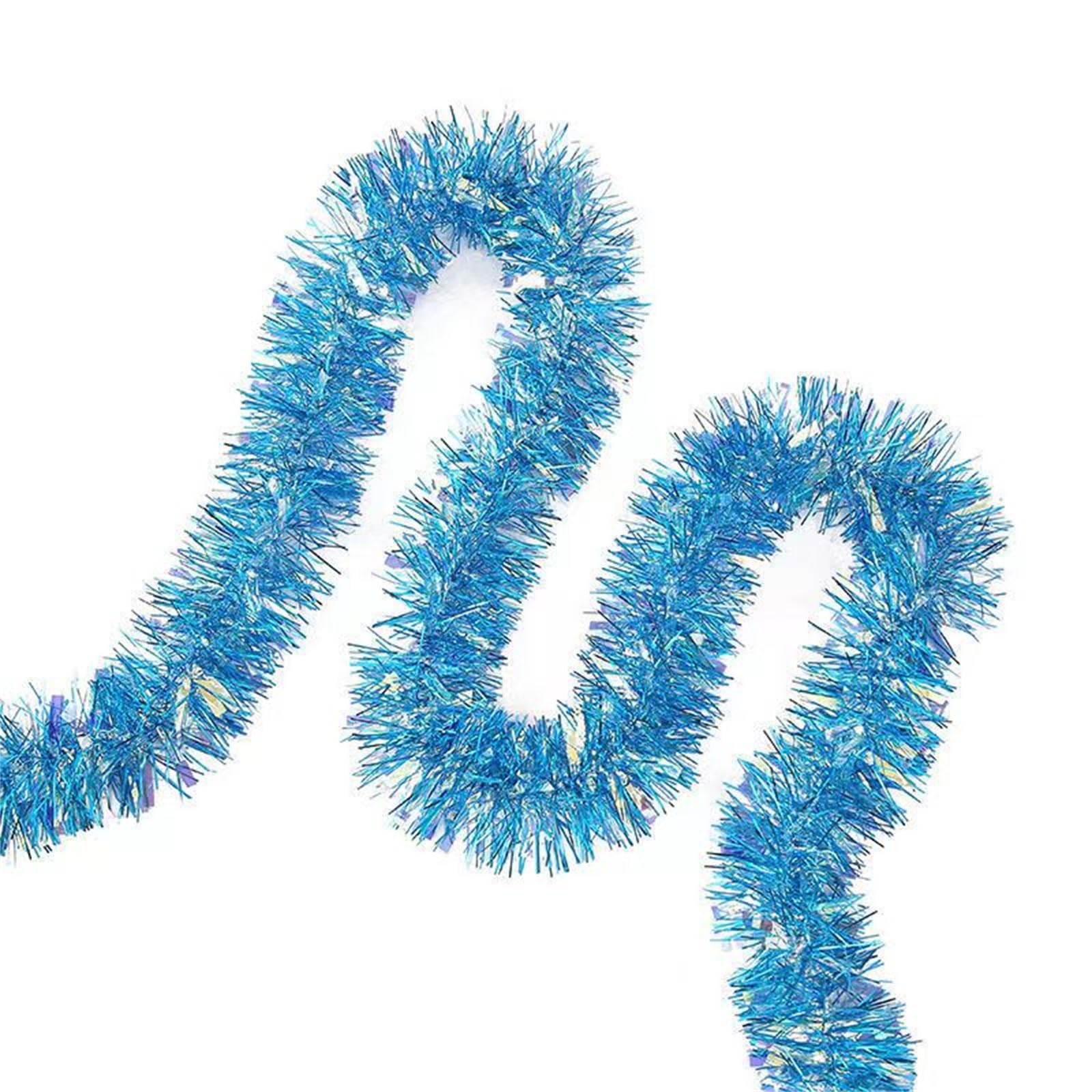 Amazon | モール メッキモール 青 2ⅿ 5本 キラキラモール クリスマス