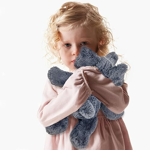 Miniatura 6 de 16 pulgadas  2 libras - Animales de peluche con peso de elefante gris, cómodo y sensorial, juguete Kawaii para abrazar, regalo para niños y adultos