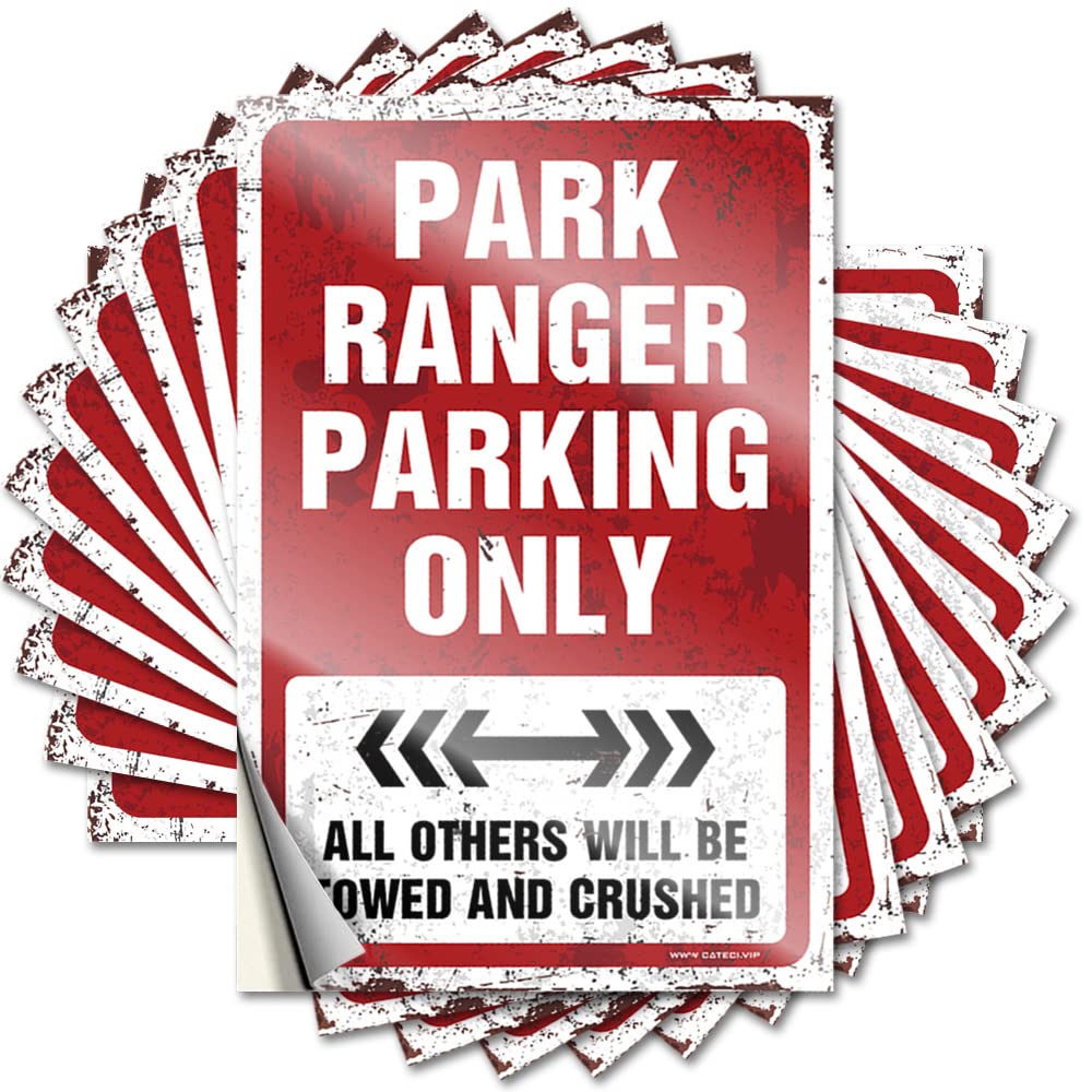 Decals High Boys Room Decor Cover Park Ranger Parking Only - No Residue Decals for Travel(6X9CM)