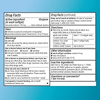 Vista 6 de Yaxa Basic Care Suavizante de heces con laxante Docusato sódico 100 mg, cápsulas de gel, para el alivio del estreñimiento, 100