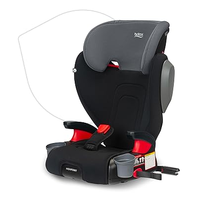 Britax Highpoint Backless Belt-Positioning Booster Seat, SafeWash Purple Ombre