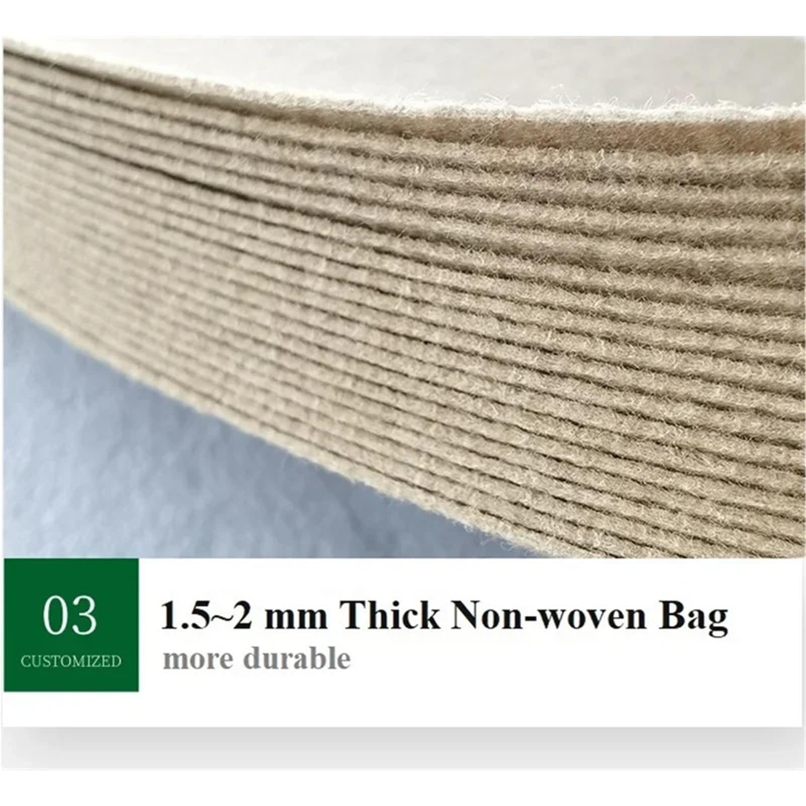 Stofftopf Verdickte Vlies-Wachstumsbeutel | For Gemüseblumenpflanzen(12Gallon(40x35))