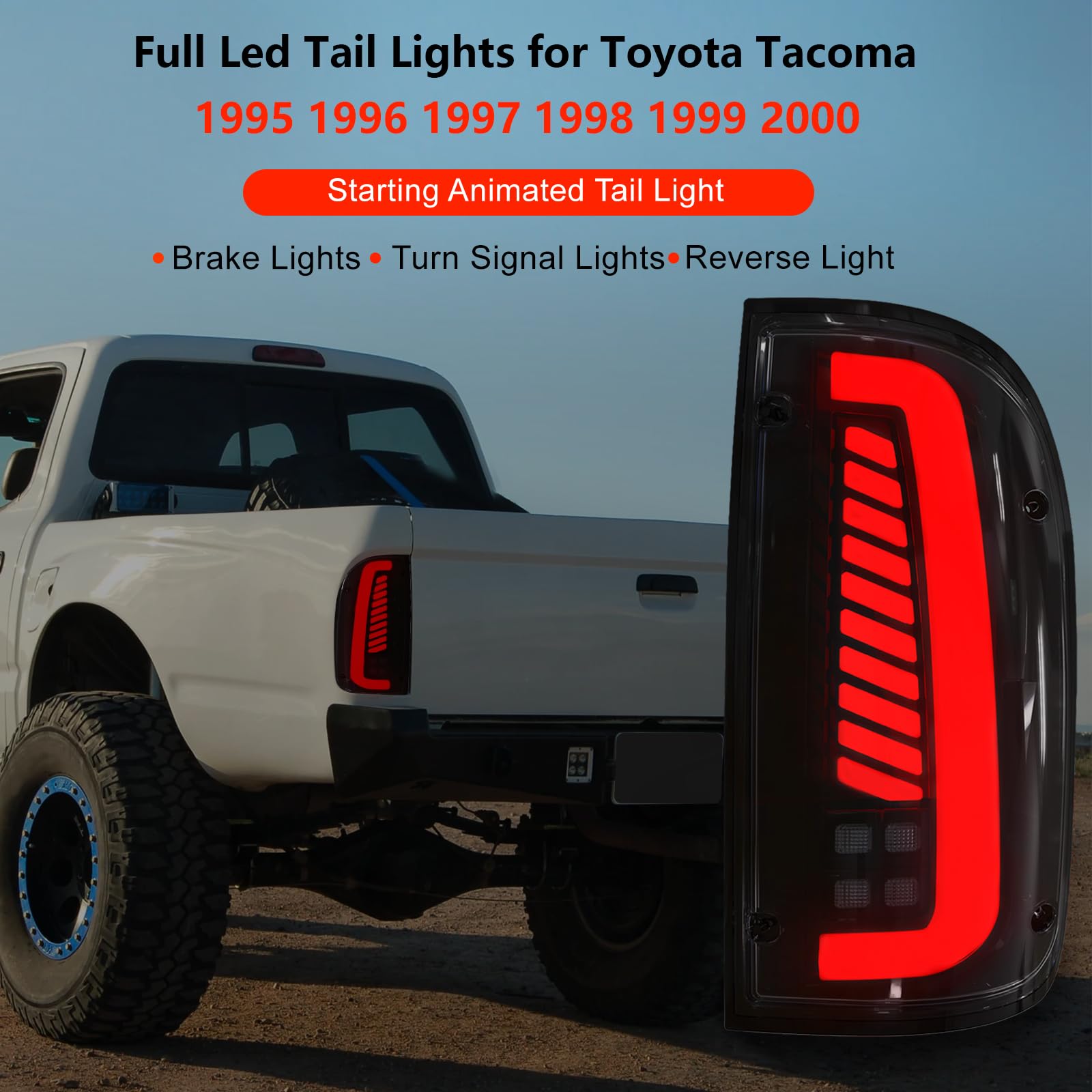 Amazon.com: Daikokuya Sequentia Full Led Tail Lights for Tacoma 