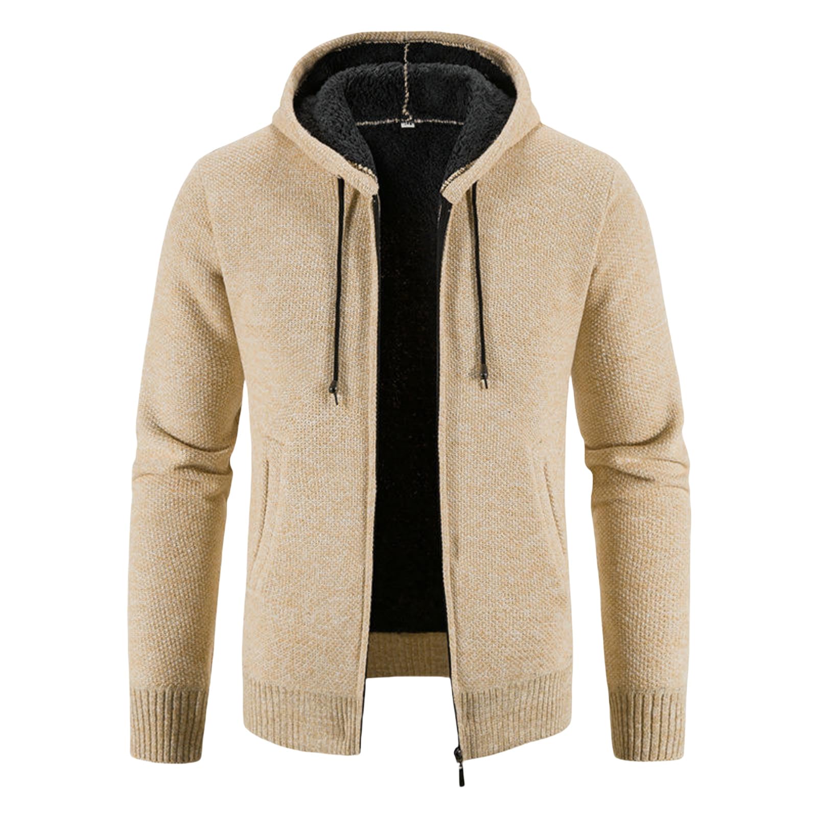 Cárdigan de punto grueso para hombre que busca abrigo total sin usar chaquetas pesadas 8