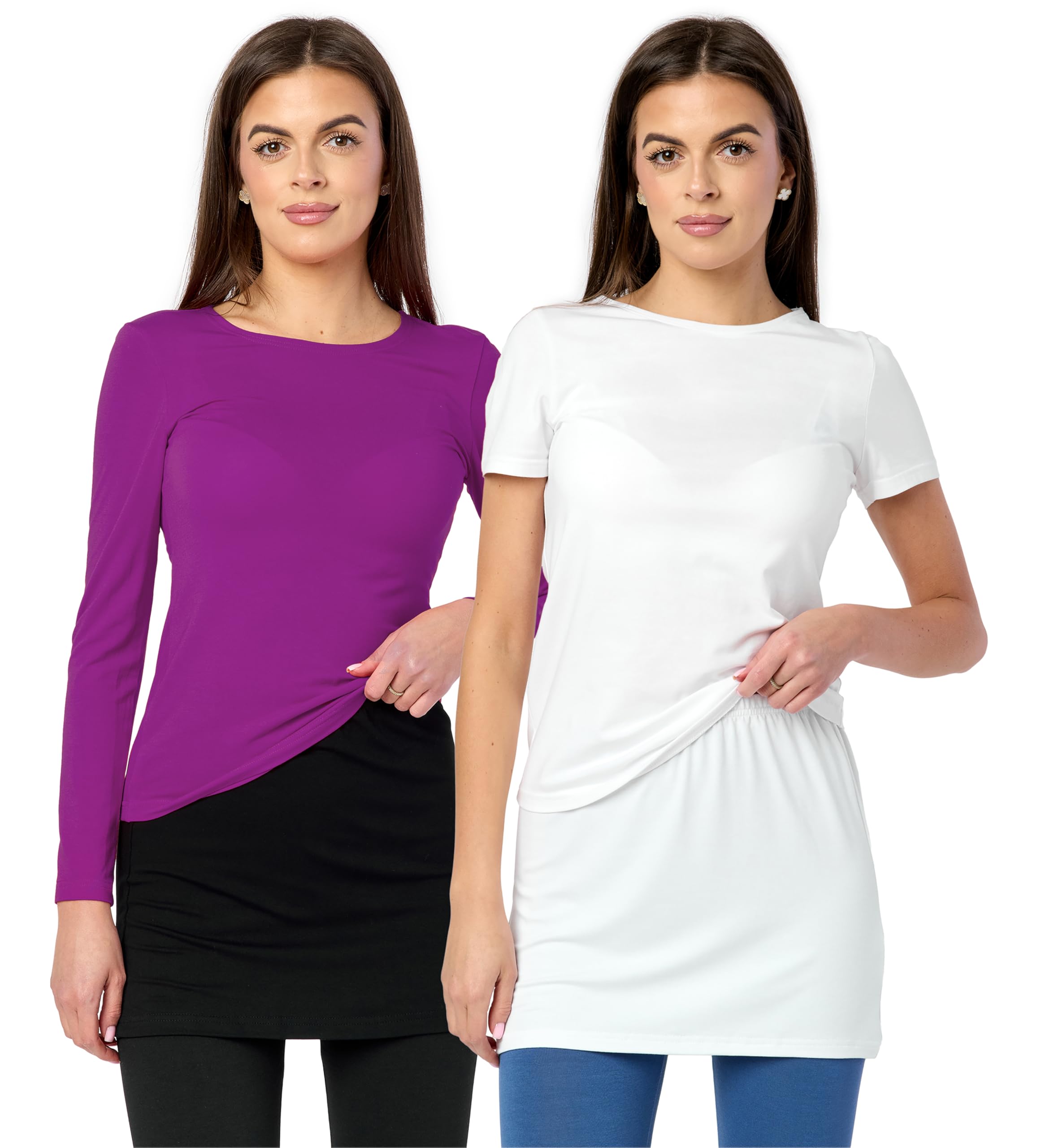 Merry Style Nierenwärmer Damen Verlängerungsgurt für Hemden T-Shirts Minirock MS10-202