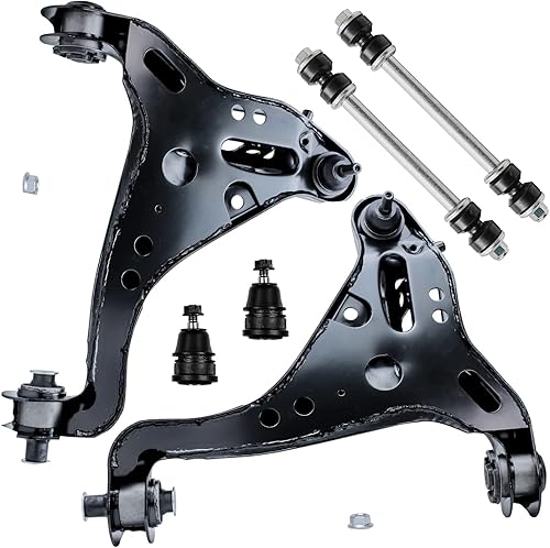 Miniatura 181 de Detroit Axle - Kit de brazos de control delanteros de 6 piezas para Toyota Corolla 2014-2019, 2 brazos de control inferiores con rótulas, 2 varillas