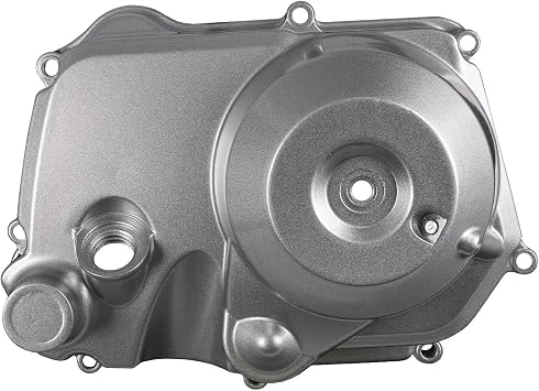 Right Side Engine Cover for 50cc 70cc 110cc 125cc ATV Quad Mini Bike Go Kart Tricycle Electric Start Lifan Zongshen, Taotao, Kazuma, Coolster Replacement Motor Case Casing Cover with Screws