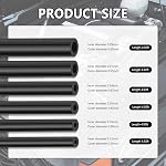 5Ft Automotive Vacuum Hose Kit,6PCS Silicone Tube Automotive with 64PCS Vacuum Line Connectors Car Accessories,Max 130PSI Silicone Hose for Car Replacement Vacuum Hose (70PCS)
