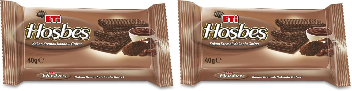 Eti Hoşbeş Kakaolu 40 g 2li paket