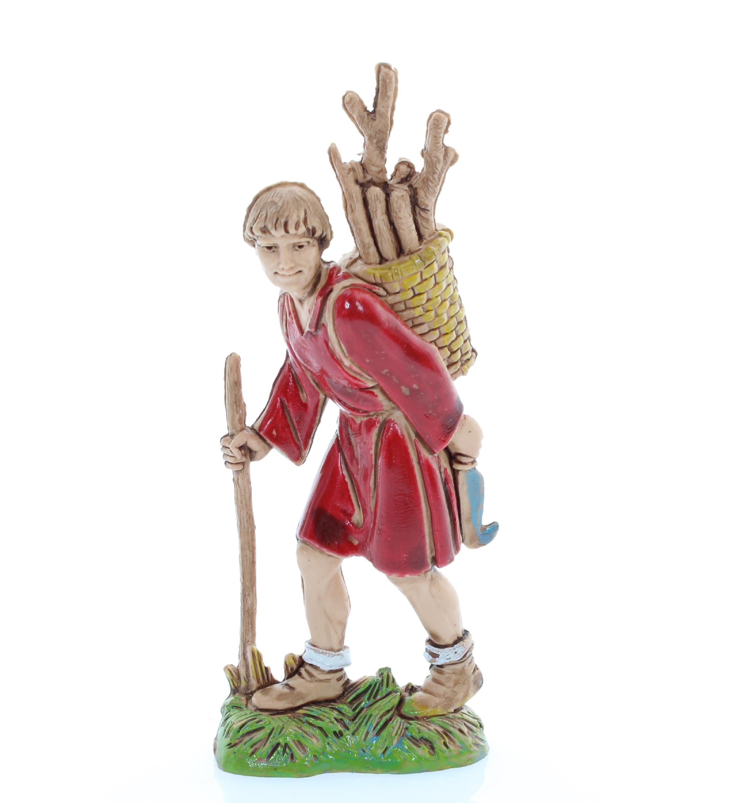 Moranduzzo Oste per Presepe da Cm 12 Scala 1:15 -Statuine Presepe Indistruttibili - Stile 700', Pittura Rifinita a Mano, Prodotto Ufficiale, Made in Italy, Scultore M. Landi