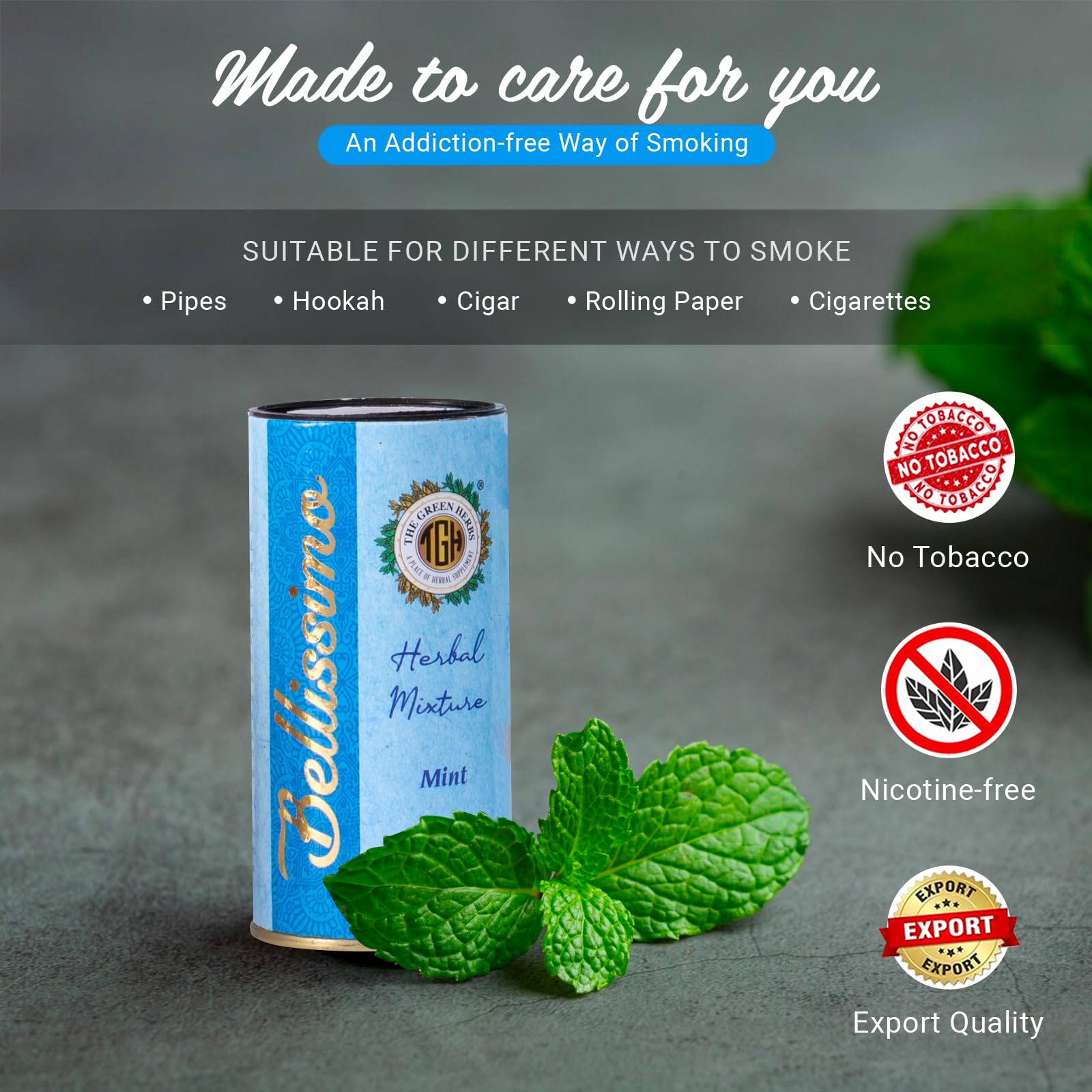 rolling tobacco alternative Amazon.com: Bellissimo Herbal Smoke Mixture, Tobacco and Nicotine Free  Smoking Blend, Tobacco Alternatives to Quit Smoking, Regular & Mint Flavor,  Roll Your Own Smoke, 2 Packs of 60gm : Health & Household