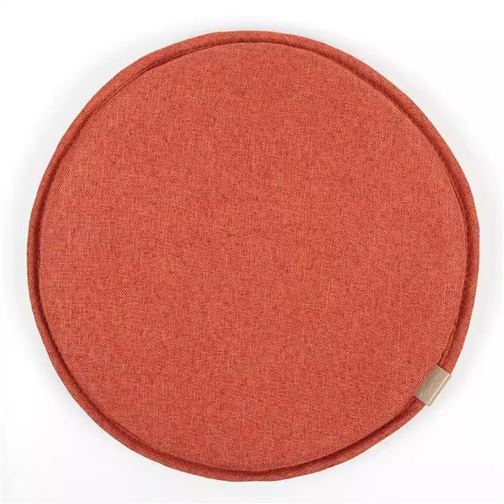 SVFOEBJM Chair Cushions for Dining Chairs Sponge Round Stool Cushion Non-Slip Round Chair Cushion/Seat Cushion with Ties
