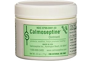 Calmaseptine Cream, 2.5 Oz Jar - Pack of 3