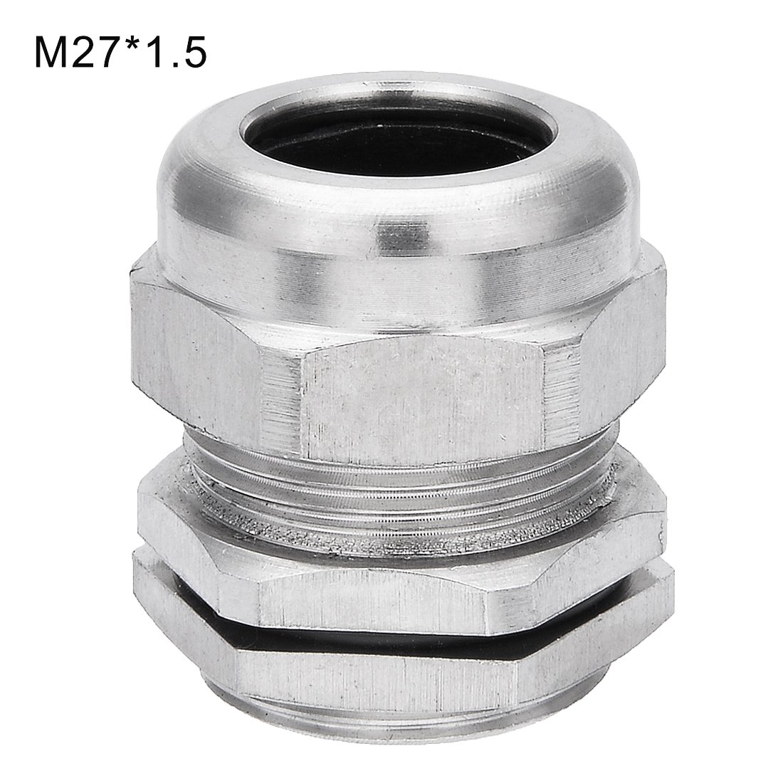 Aexit M271.5 Metal Electrical Boxes, Conduit & Fittings Waterproof Connector Fastener Locknut Stuffing Cable Gland Cable Range 13-18mm Thread Conduit Fittings Length 9mm