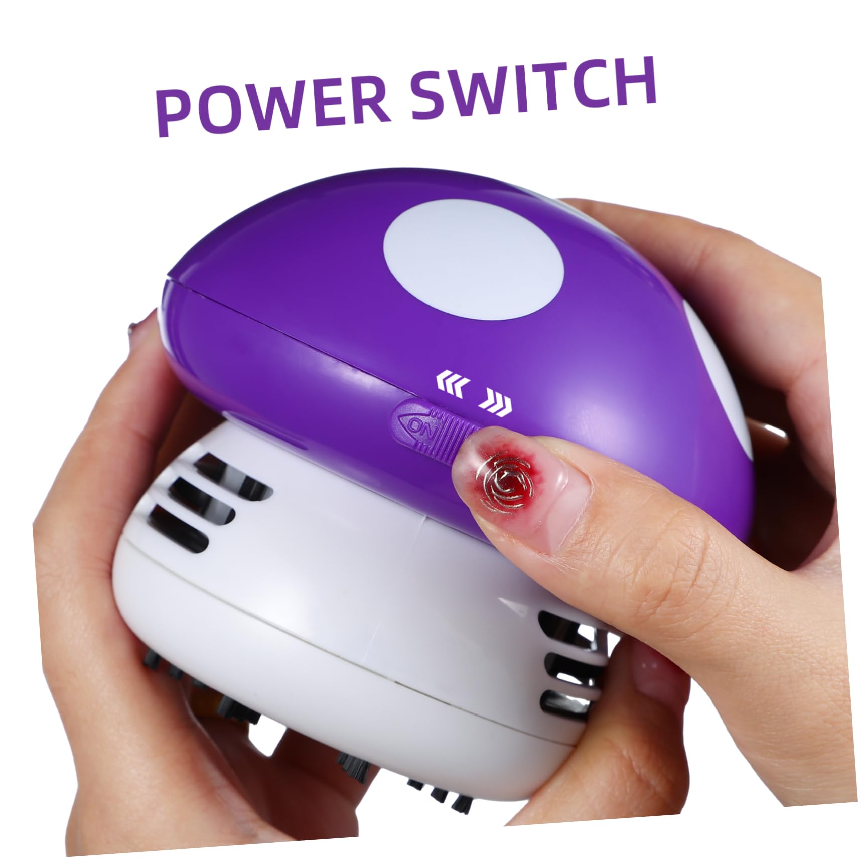 Alipis 2pezzi Mini Aspirapolvere Portatile Per Scrivania Pulizia Efficiente Di Polvere e Briciole Ricaricabile Usb Design Compatto e Silenzioso Per Casa e Ufficio