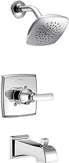 DELTA (FAUCETS) Ashlyn 14 Series Single-Function Tub and Shower Trim Kit with Single-Spray Touch-Clean Shower Head, Chrome T14464 (Valve Not Included)