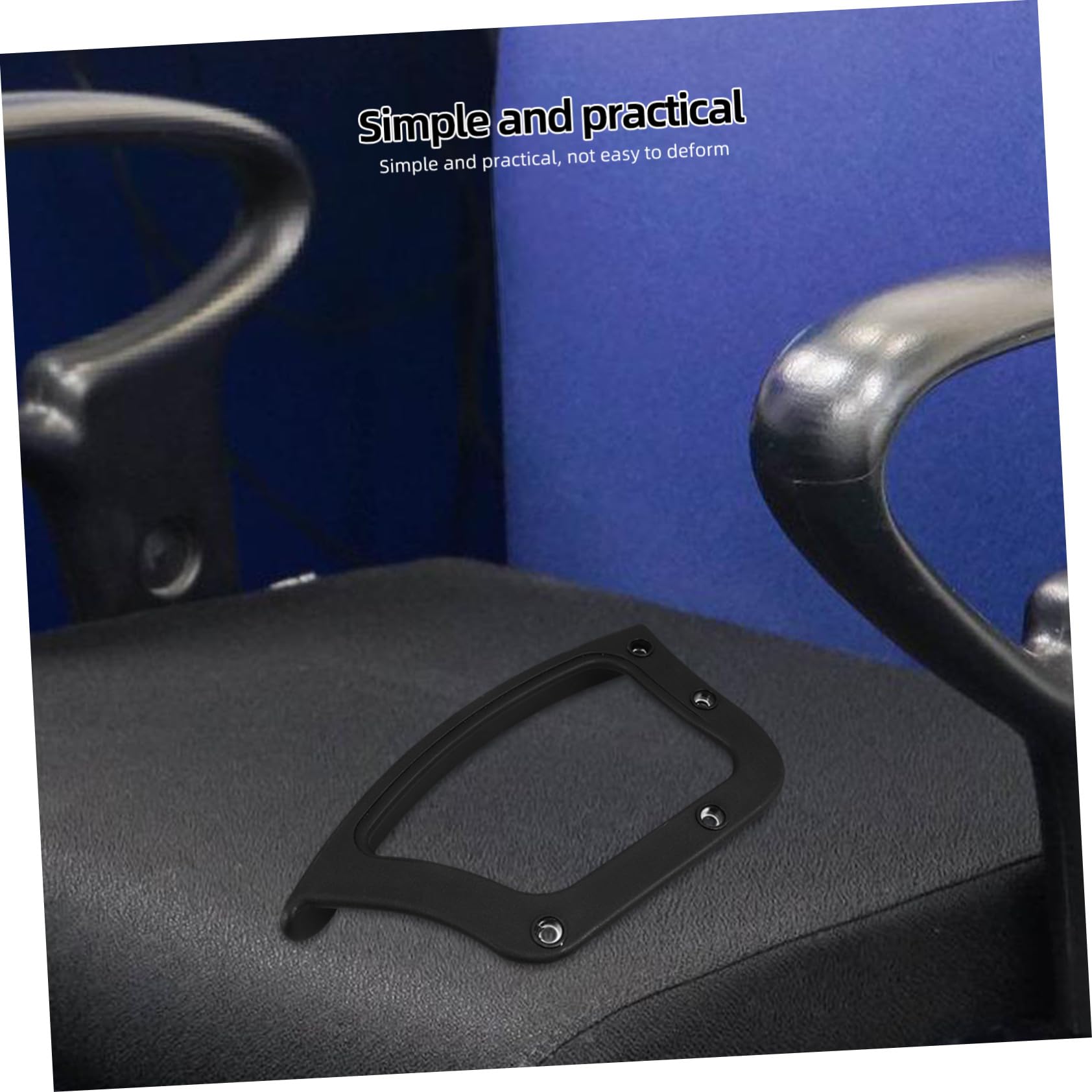 TOPBATHY Stuhlarmlehnen aus Kunststoff Ergonomische Armlehnenersatzteile für Bürostuhl Langlebig und Stabil für Büro und Haushalt