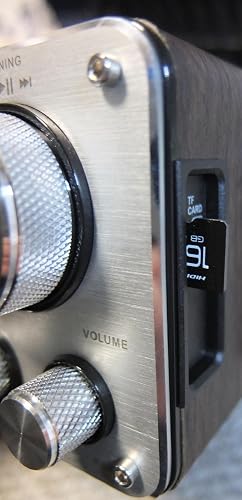 Amazon.co.jp: ZHIWHIS Bluetoothスピーカー ウッドケースラジオ
