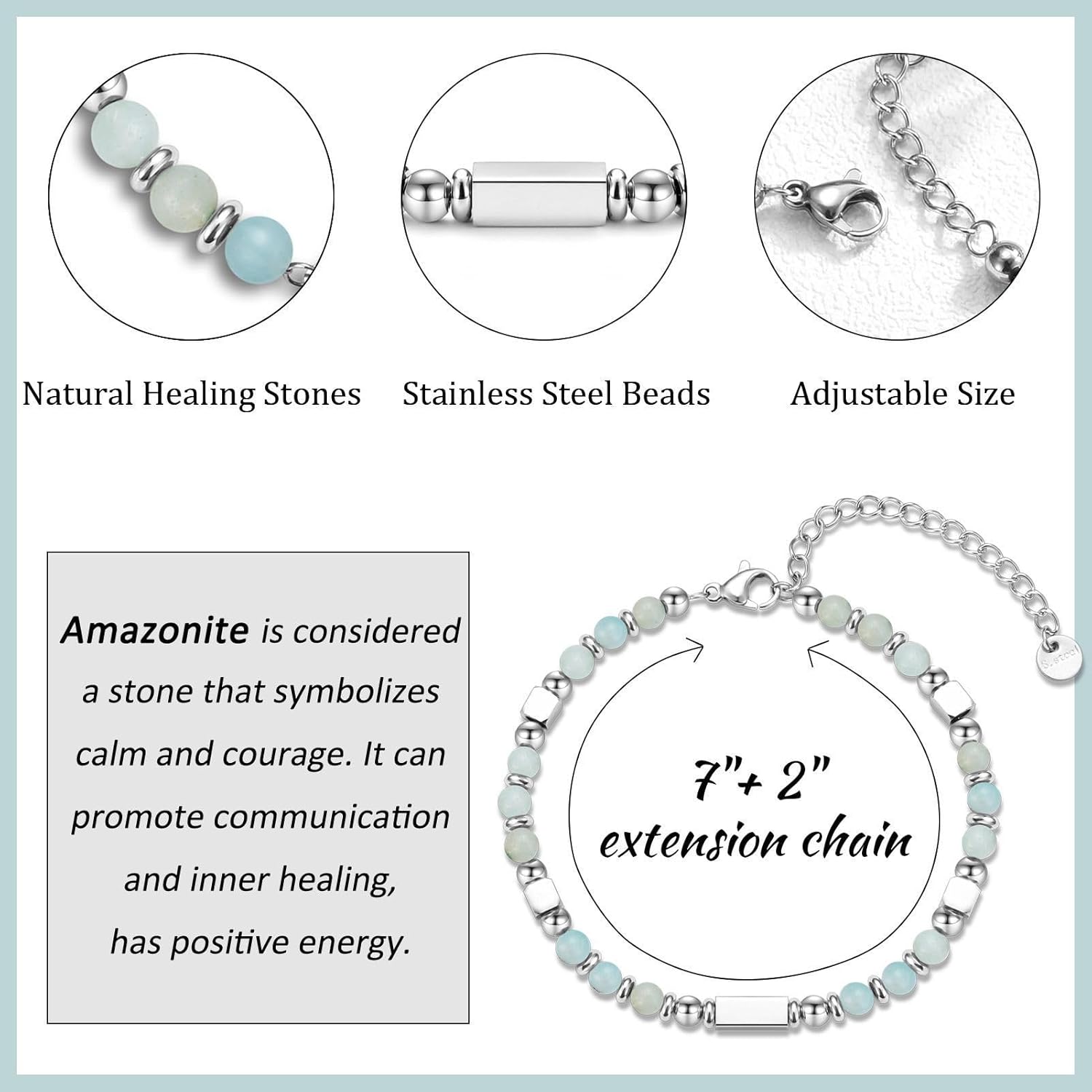 6-21 Years Old Girls Birthday Gifts, Tiny Beaded Bracelets Gifts for Daughter Granddaughter Niece Friends with Happy 6th-21st Birthday Card - Image 5