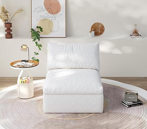 Miniatura 15 de Cloud - Sofás seccionales para sala de estar, sofá convertible con otomana, sofá modular con asiento profundo, no requiere montaje con almohadas