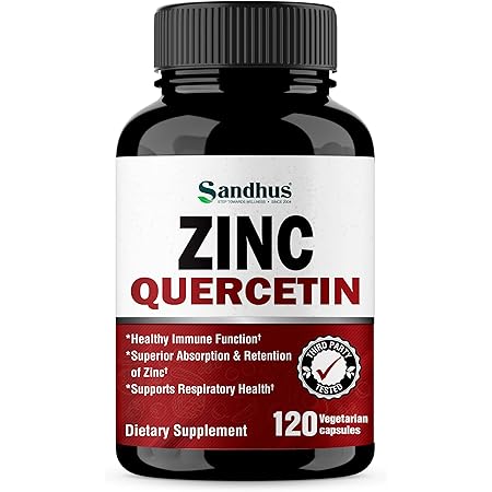 Zinc Quercetin 120 Vegetarian Capsules