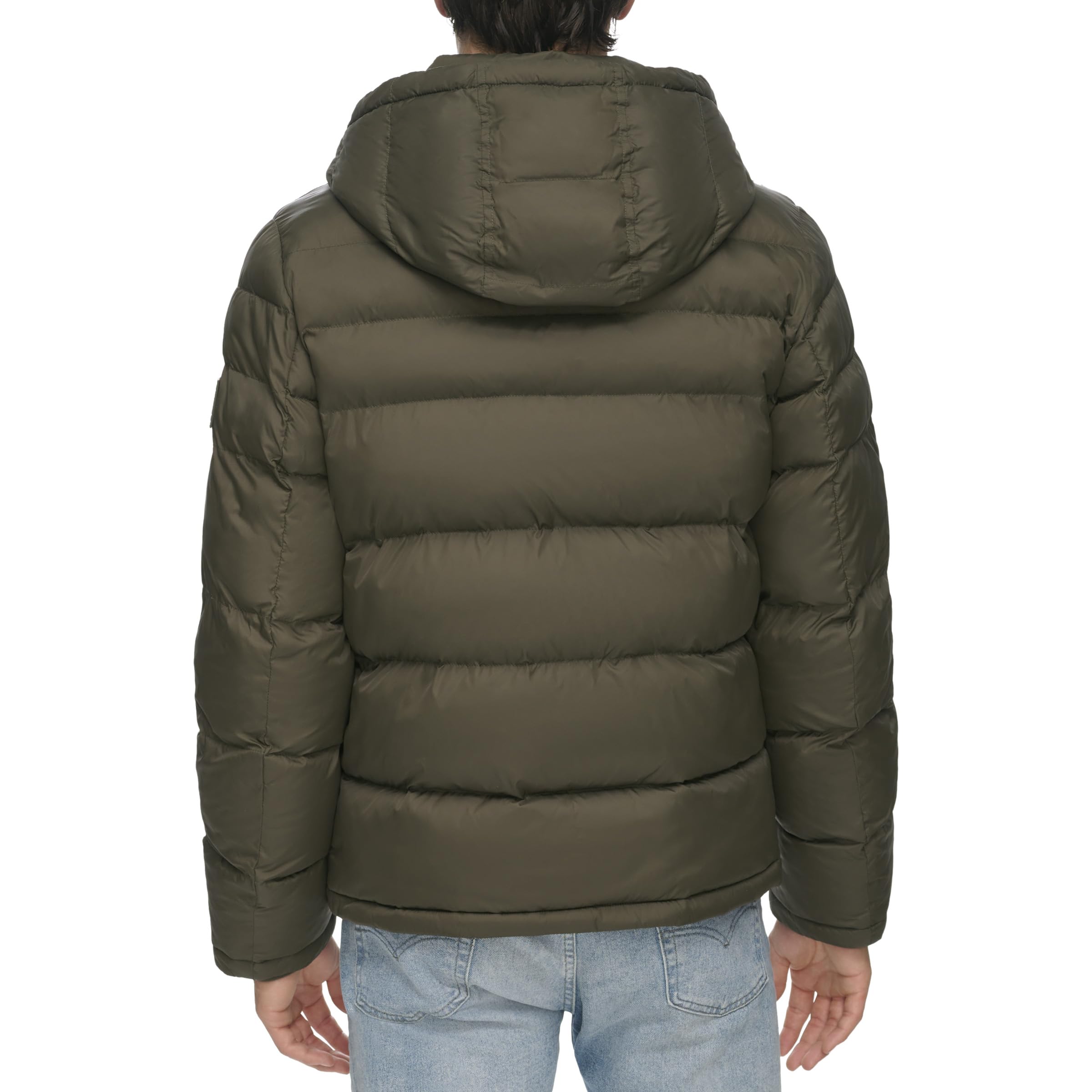 Tommy Hilfiger Men's Hooded Puffer Jacket Abrigo alternativo al plumón Hombre