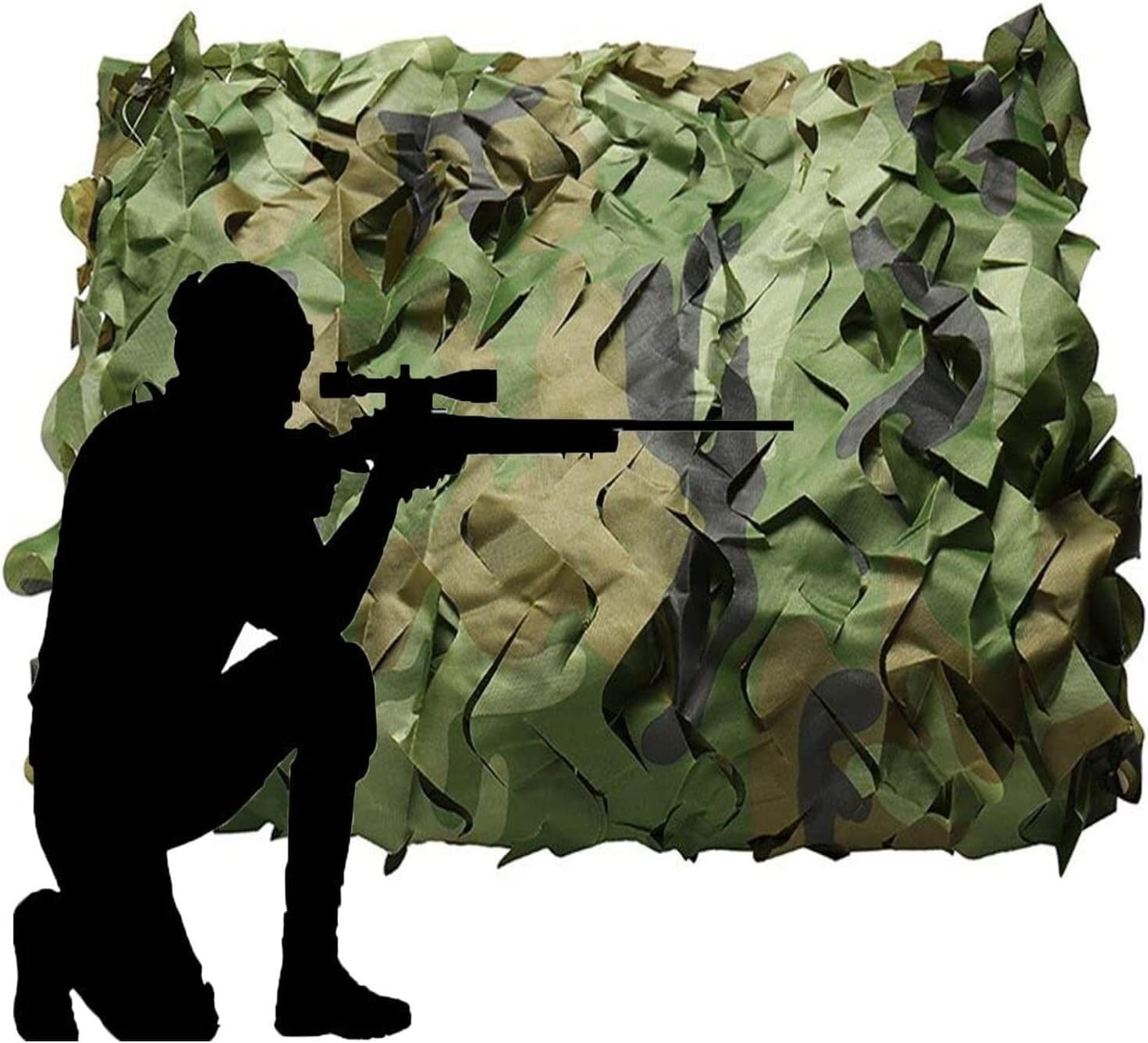Red de Camuflaje, 10X12M Sombra for Exteriores Red de Camuflaje Jardín Selva Observación de Aves Camping Ocultar Juego en