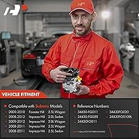 Vista 2 de A-Premium Bomba de dirección asistida, con polea, compatible con Subaru Forester 2009-2010, Impreza 2008-2012, 2.0L 2.5L, aspirada naturalmente