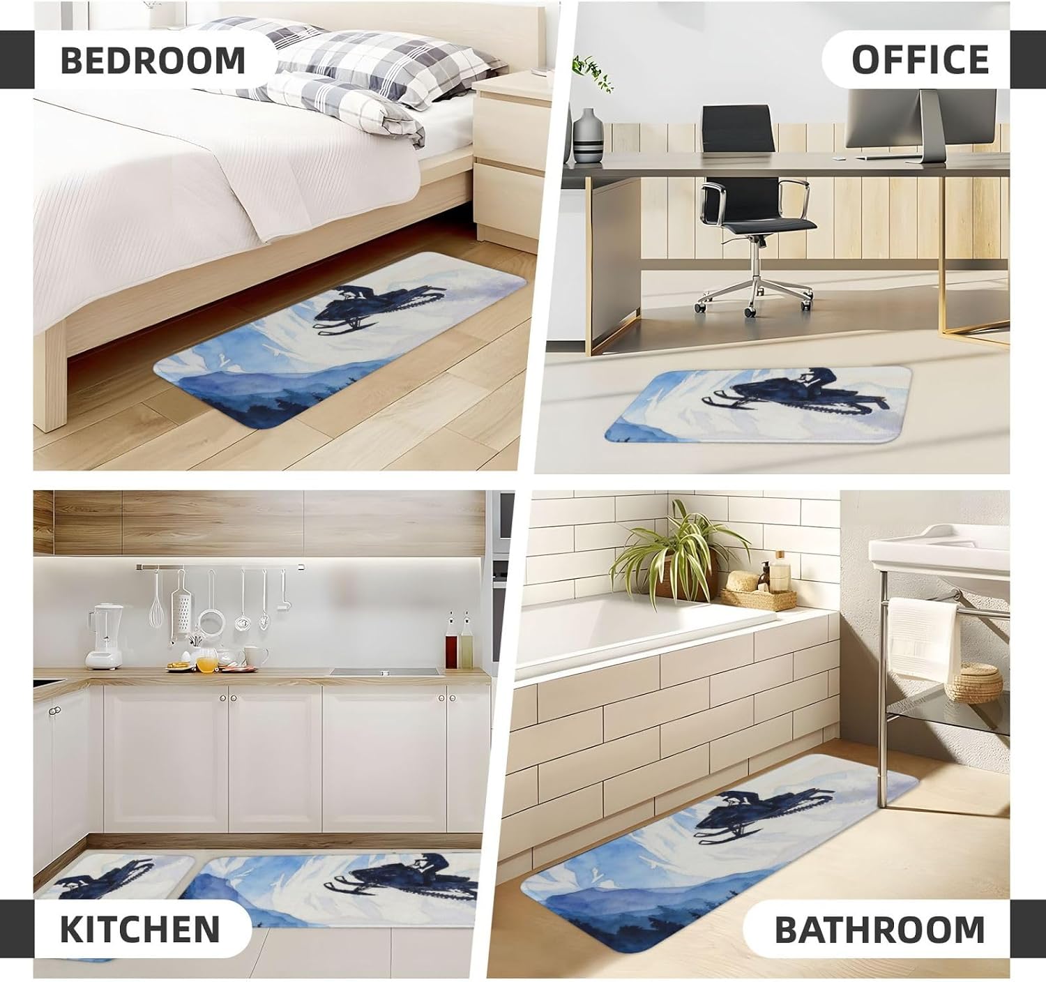 Kitchen Rugs Home Decor Kitchen Mats for Floor Anti Fatigue Kitchen Mats