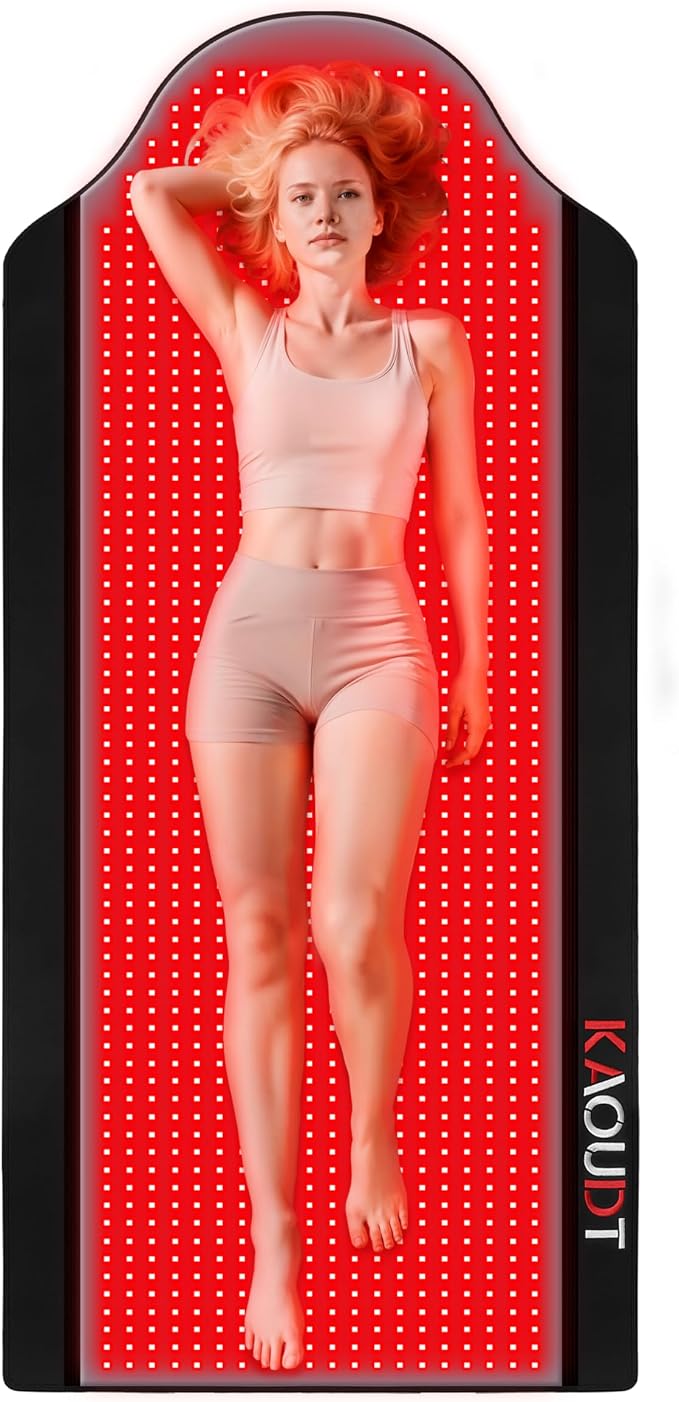 Medical-Grade TPU Red Light Therapy Mat for Full Body Pain Relief,72"x33.3"